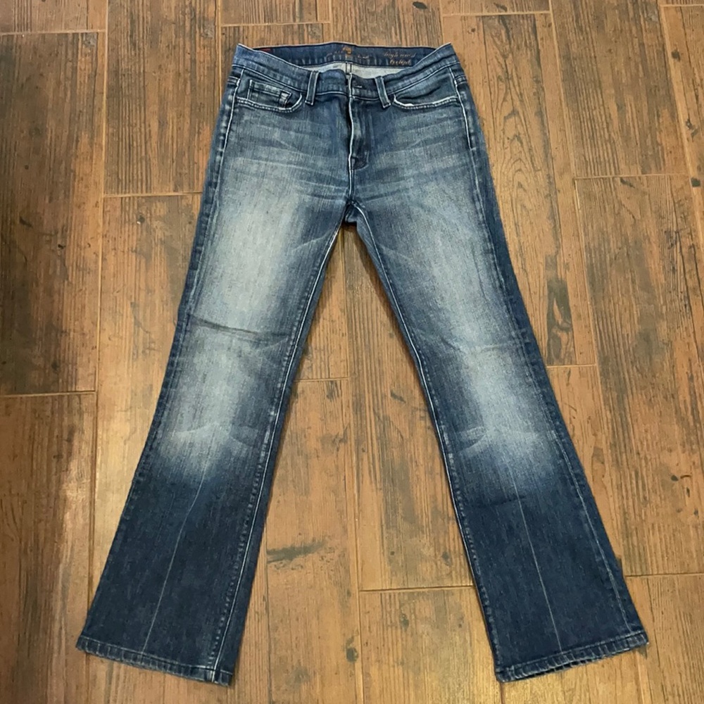 7 for all mankind high waist bootcut jean size 29